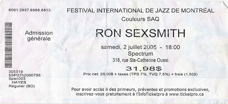 Ron Sexsmith 1